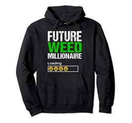 Marijuana Stocks Shirt Funny Weed Cannabis Investor Gift Pullover Hoodie