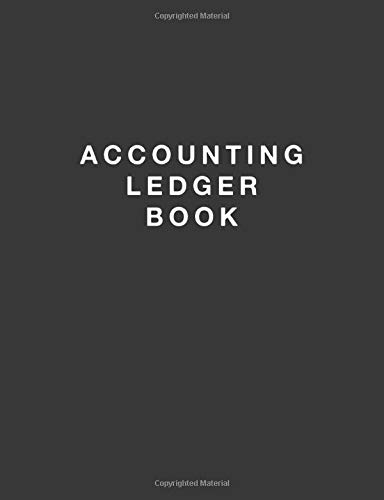 Accounting Ledger Book: Simple Accounting Ledger for Bookkeeping