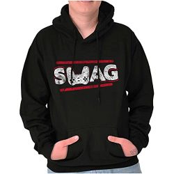 Swag Video Game Controller Nerdy Geek Hoodie Hooded Sweatshirt Men Black
