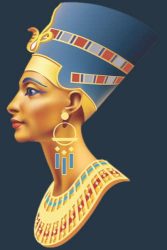 Egyptian Nefertiti Good Good: Daily NoteBooks – A5 size, High quality paper stock, 120 pages, Size 6″ x 9″