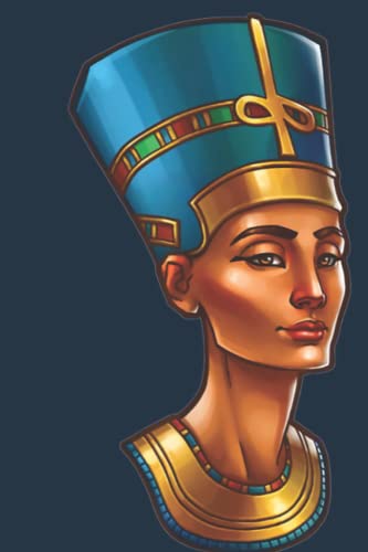 Egyptian Nefertiti Funny: Daily NoteBooks – A5 size, High quality paper stock, 120 pages, Size 6″ x 9″