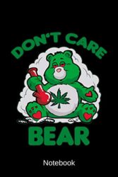 Notebook – Don’t Care Bear: Weed Notepad