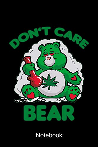 Notebook – Don’t Care Bear: Weed Notepad