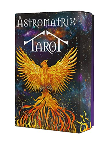 AstroMatrix Cards Deck with Online Guide QR Codes for Beginners and Experts Readers, 78 Tarot Deck Cards, Classic Traditional Tarot Deck Standard Size 4.75″ x 2.75″, Fortune Telling Cards Game