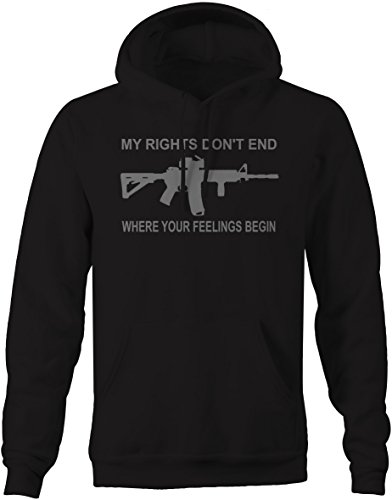 Stealth My Rights Don’t End Feeling Begin NRA Gun AR15 2nd Large
