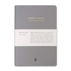Goldleaf Cooking Journal: A Cannabis Culinary Companion, Empty Marijuana Recipe Notebook, Cooking with Cannabis Accessory, Templated Recipe Pages and Infographics, A5 Size