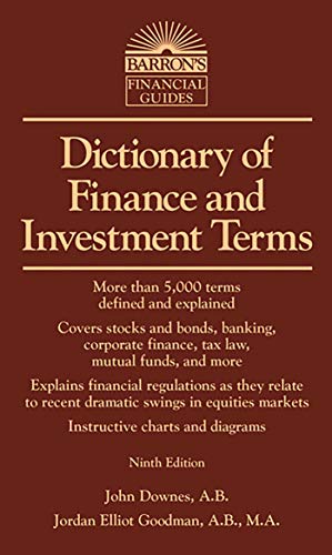 Dictionary of Finance and Investment Terms (Barron’s Business Dictionaries)