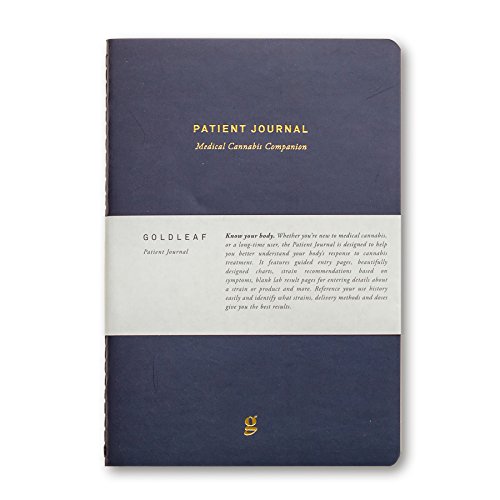 Goldleaf Wellness Cannabis Tracking Journal – Guided Medical Marijuana Log Book & Daily Reflection Tool for Mindful Therapy & Product Tracking